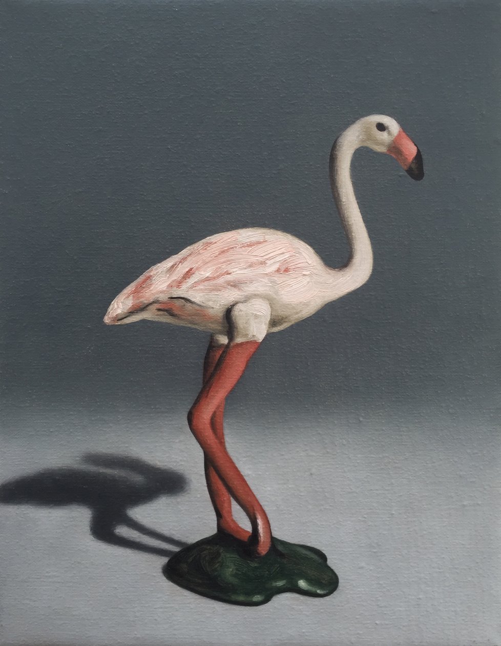 Vaaleanpunainen flamingo, 2014 tekijältä Peter Jones