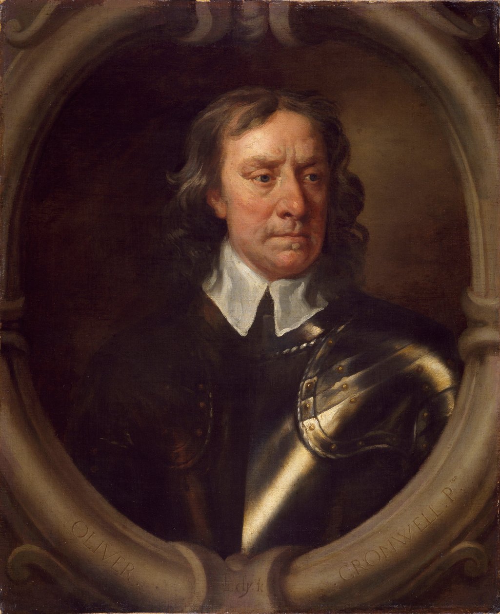 Oliver Cromwell, n. 1653 tekijältä Peter Lely