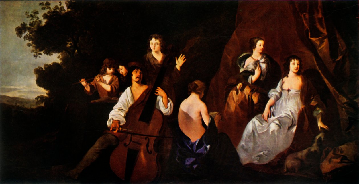 "The Concert", c1650, 1944. tekijältä Peter Lely