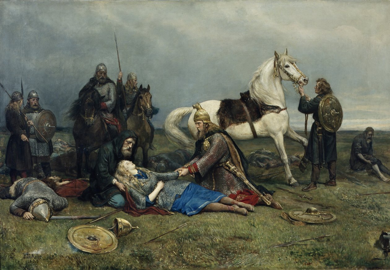 Valkyrien kuolema tekijältä Peter Nicolai Arbo