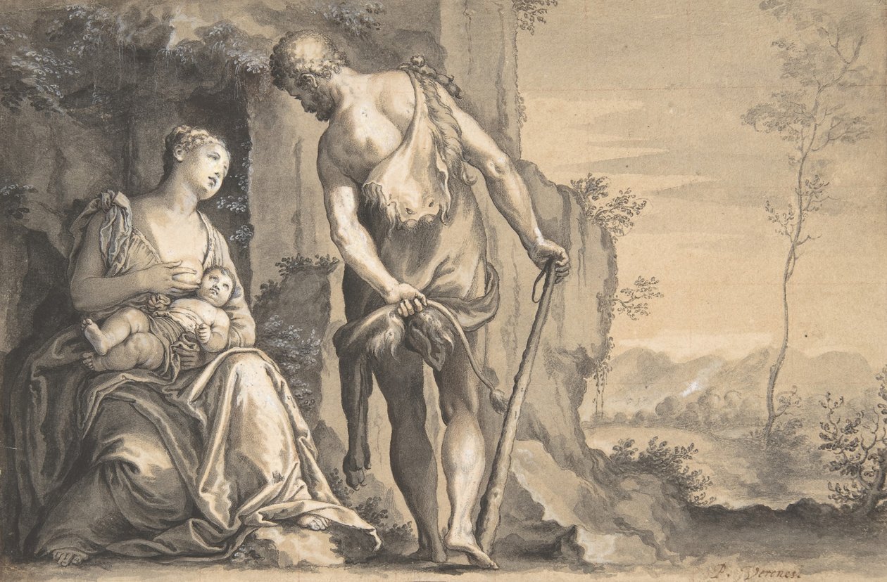 Kainin perhe, n. 1638-47. tekijältä Peter Oliver