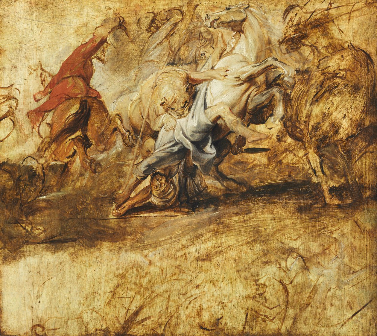 Leijonan metsästys, tekijältä Peter Paul Rubens