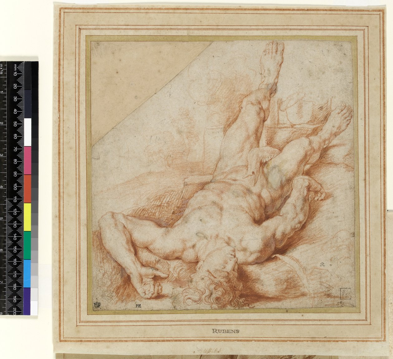 Kainin Abel Slain (piirustus) tekijältä Peter Paul Rubens