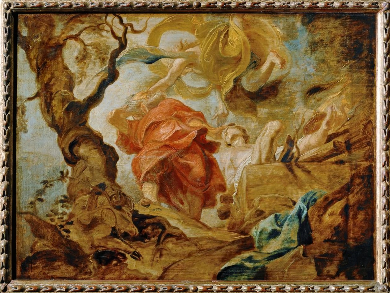 Abraham opfert Isaak tekijältä Peter Paul Rubens