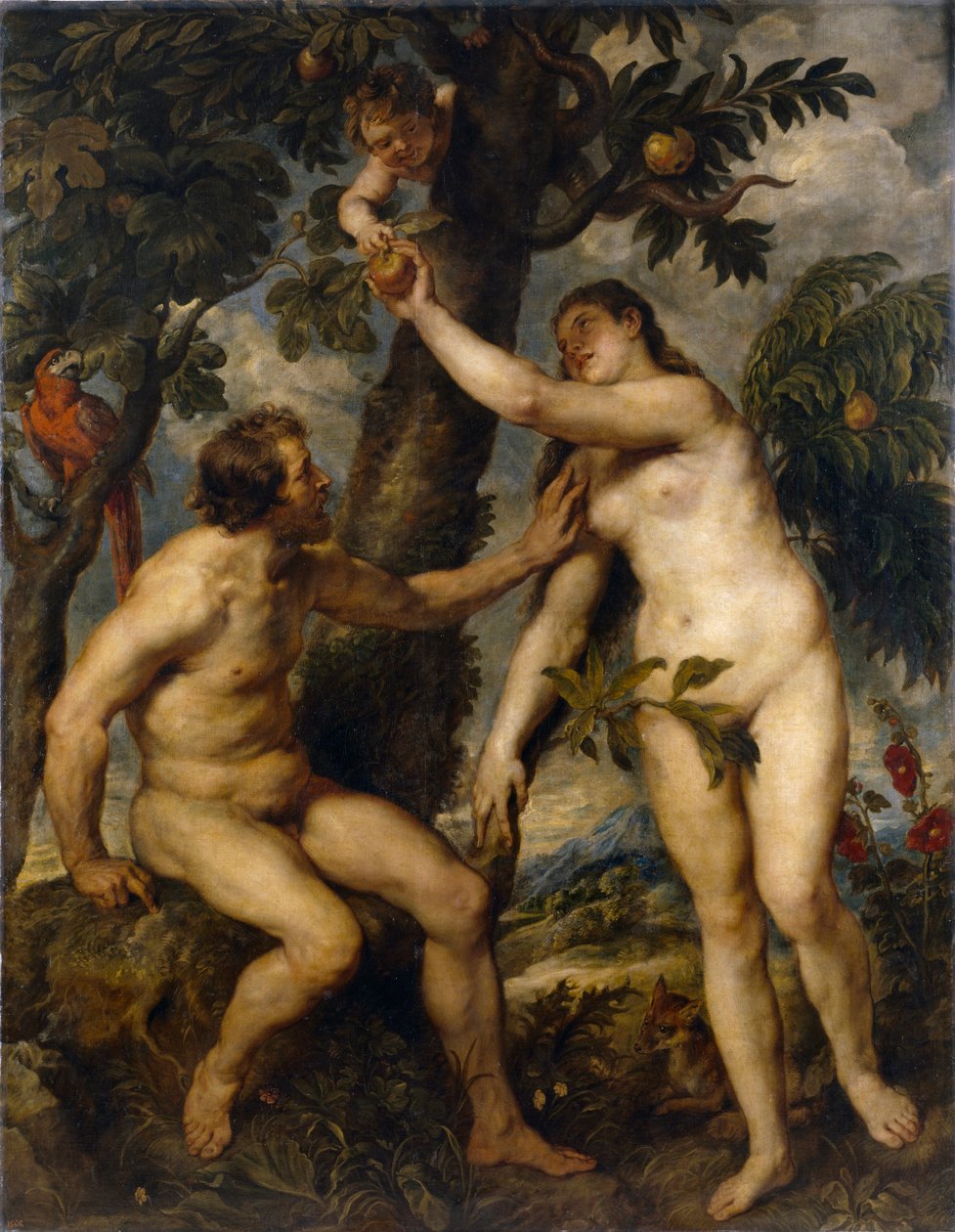 Aatami ja Eeva tekijältä Peter Paul Rubens