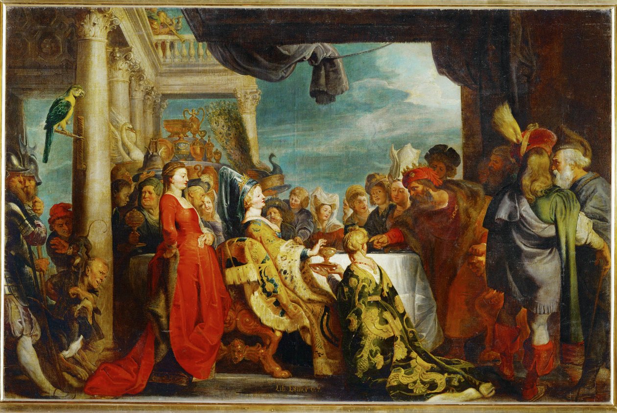 Alboin ja Rosamunde (maalaus kankaalle) tekijältä Peter Paul Rubens