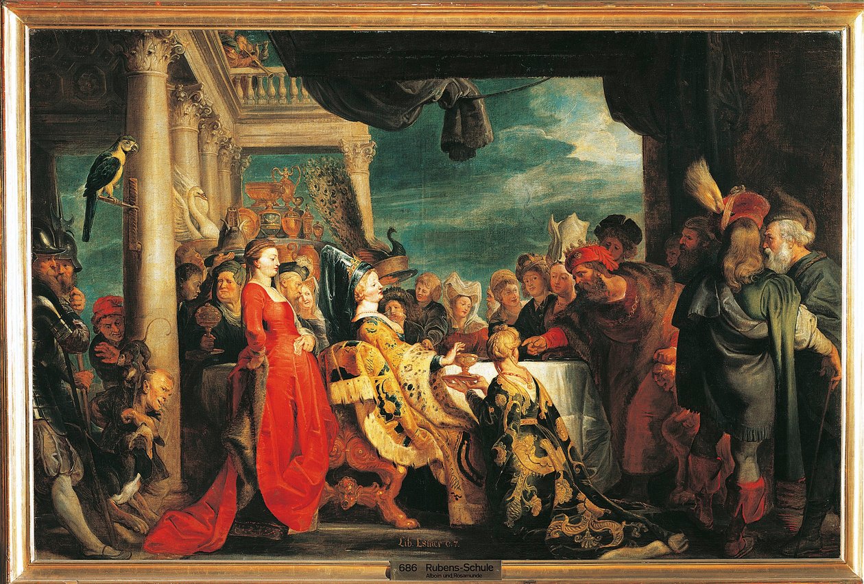 Itävalta, Wien, Alboin ja Rosamunde tekijältä Peter Paul Rubens