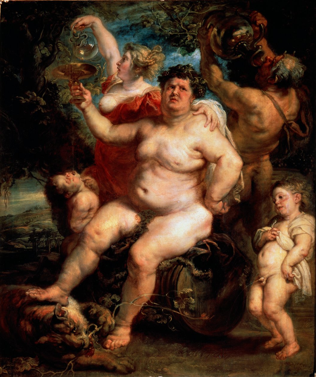 Bacchus, 1638-1640. tekijältä Peter Paul Rubens