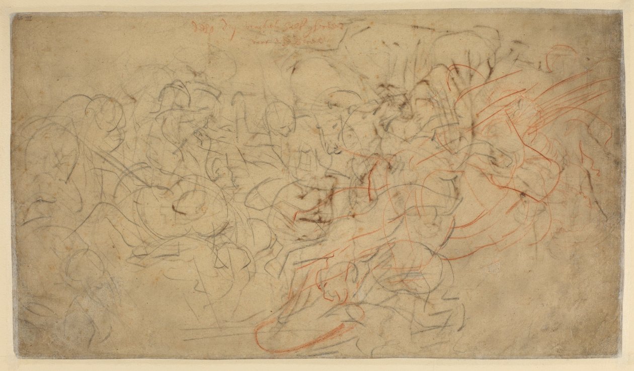 Ratsumiesten taistelu (kääntöpuoli) tekijältä Peter Paul Rubens