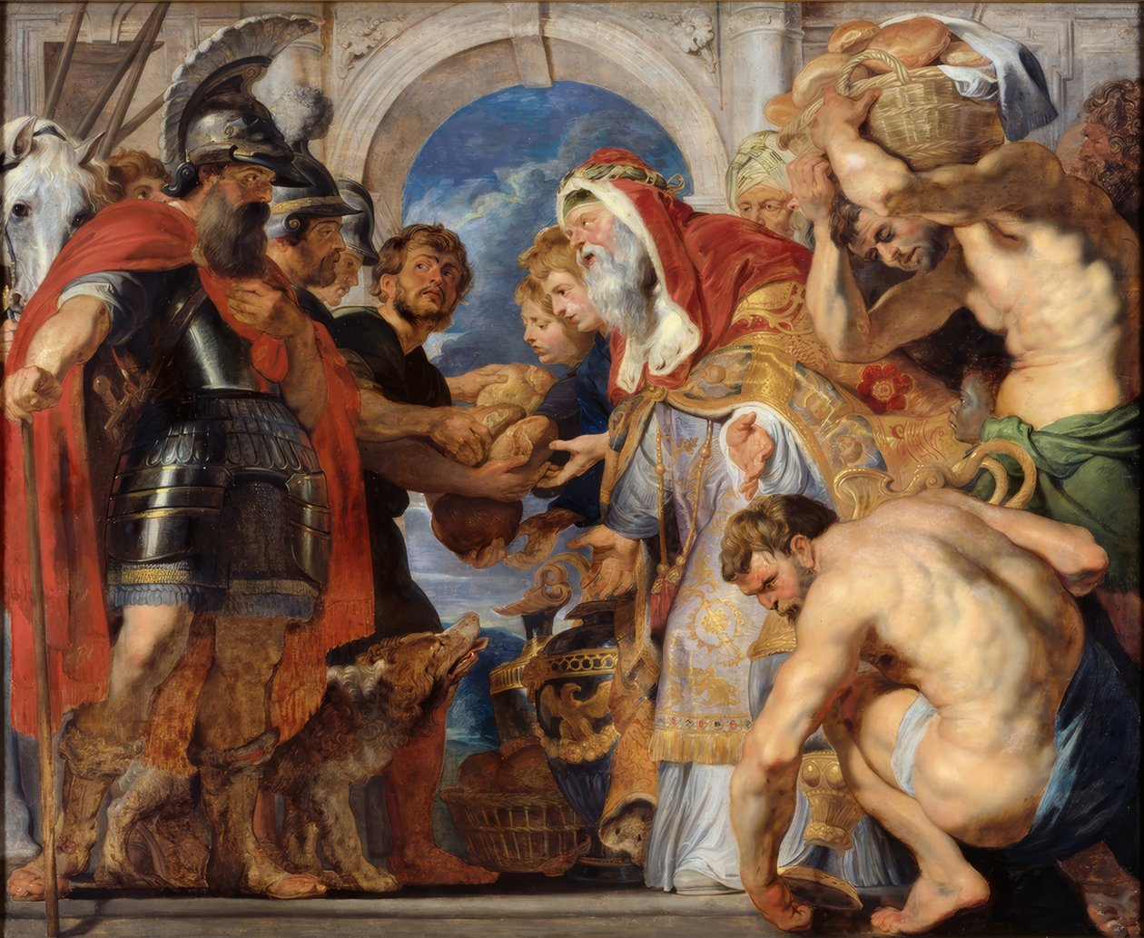 Abrahamin ja Melkisedekin tapaaminen tekijältä Peter Paul Rubens