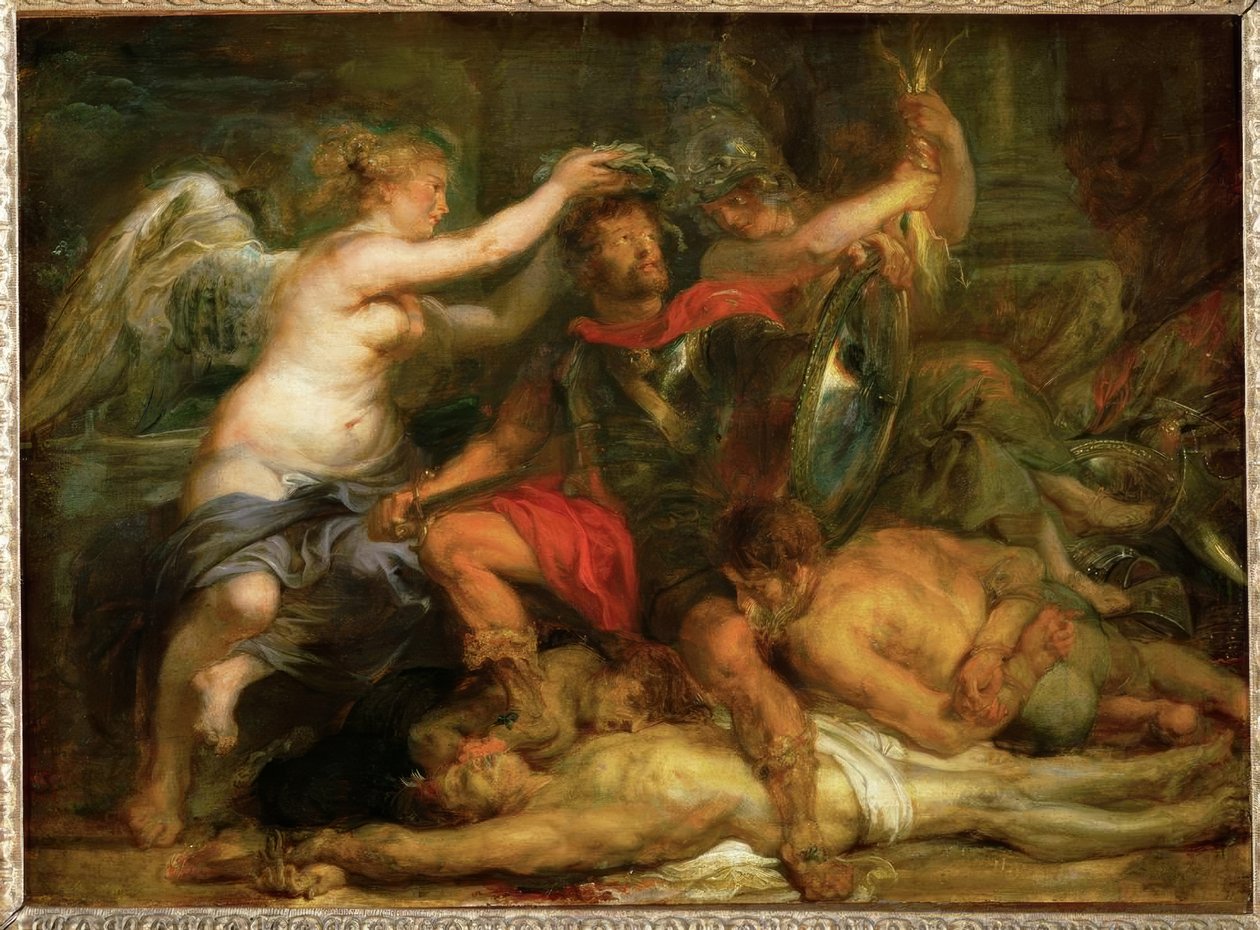 Die Krönung des Siegers tekijältä Peter Paul Rubens