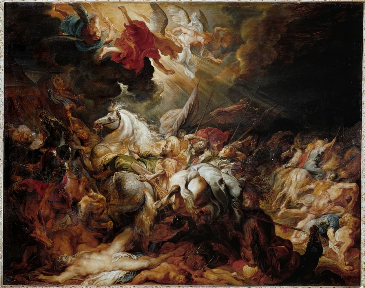 Die Niederlage Sanheribs tekijältä Peter Paul Rubens