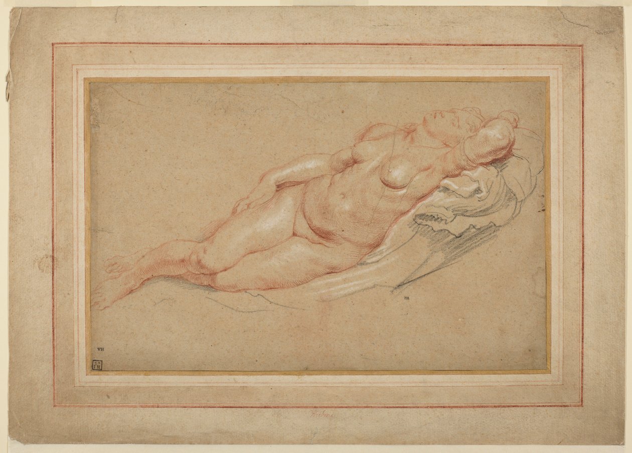 Nainen alastonkuva, 1628-1630 tekijältä Peter Paul Rubens