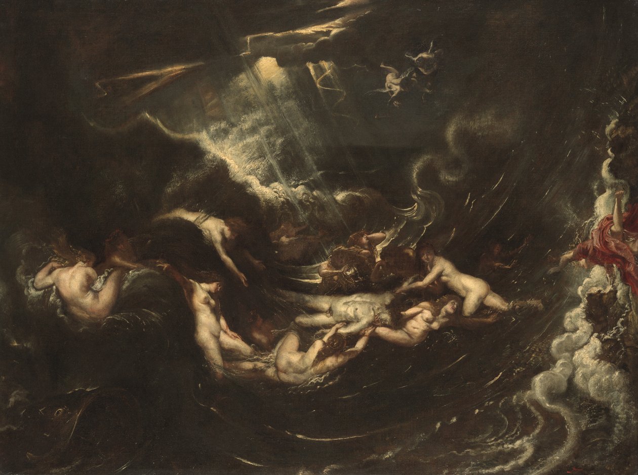 Hero ja Leander, noin 1604 tekijältä Peter Paul Rubens