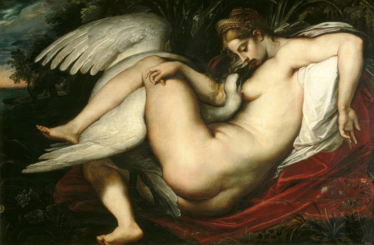 Leda mit dem Schwan tekijältä Peter Paul Rubens