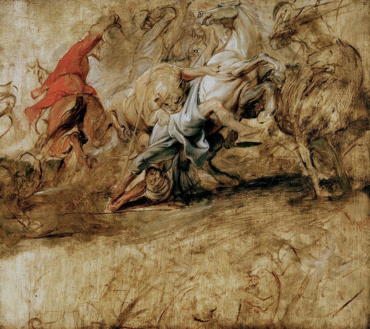 Leijonan metsästys tekijältä Peter Paul Rubens