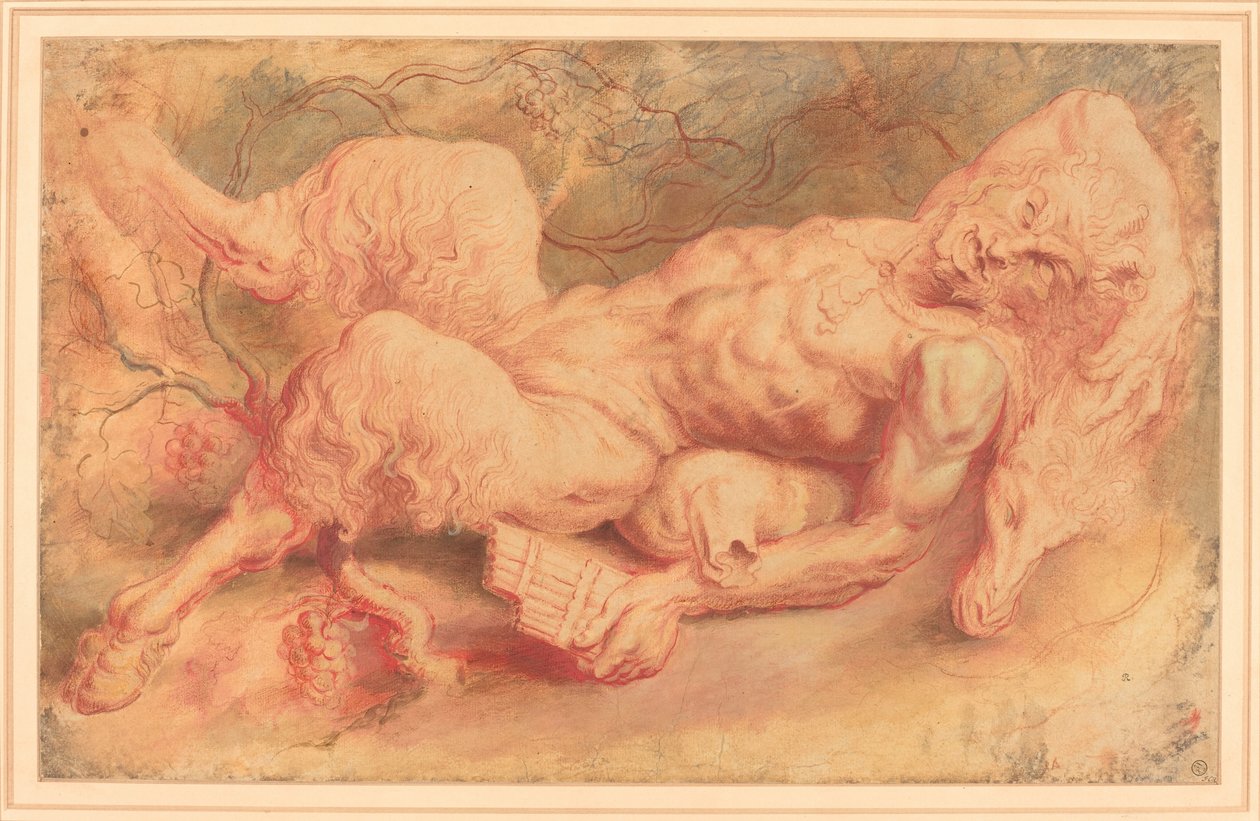 Pan reclining, mahdollisesti c. 1610. tekijältä Peter Paul Rubens