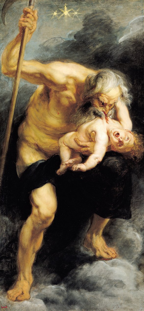 Saturnus syö poikansa tekijältä Peter Paul Rubens