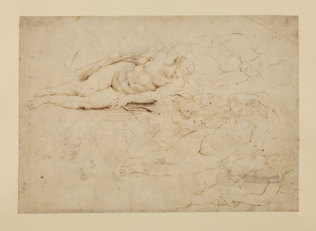 Nukkuvat nymfit tekijältä Peter Paul Rubens