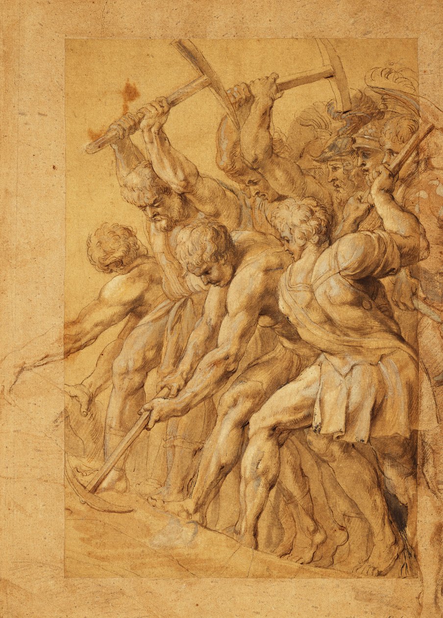 Sotilaat tuhoavat siltaa, tekijältä Peter Paul Rubens