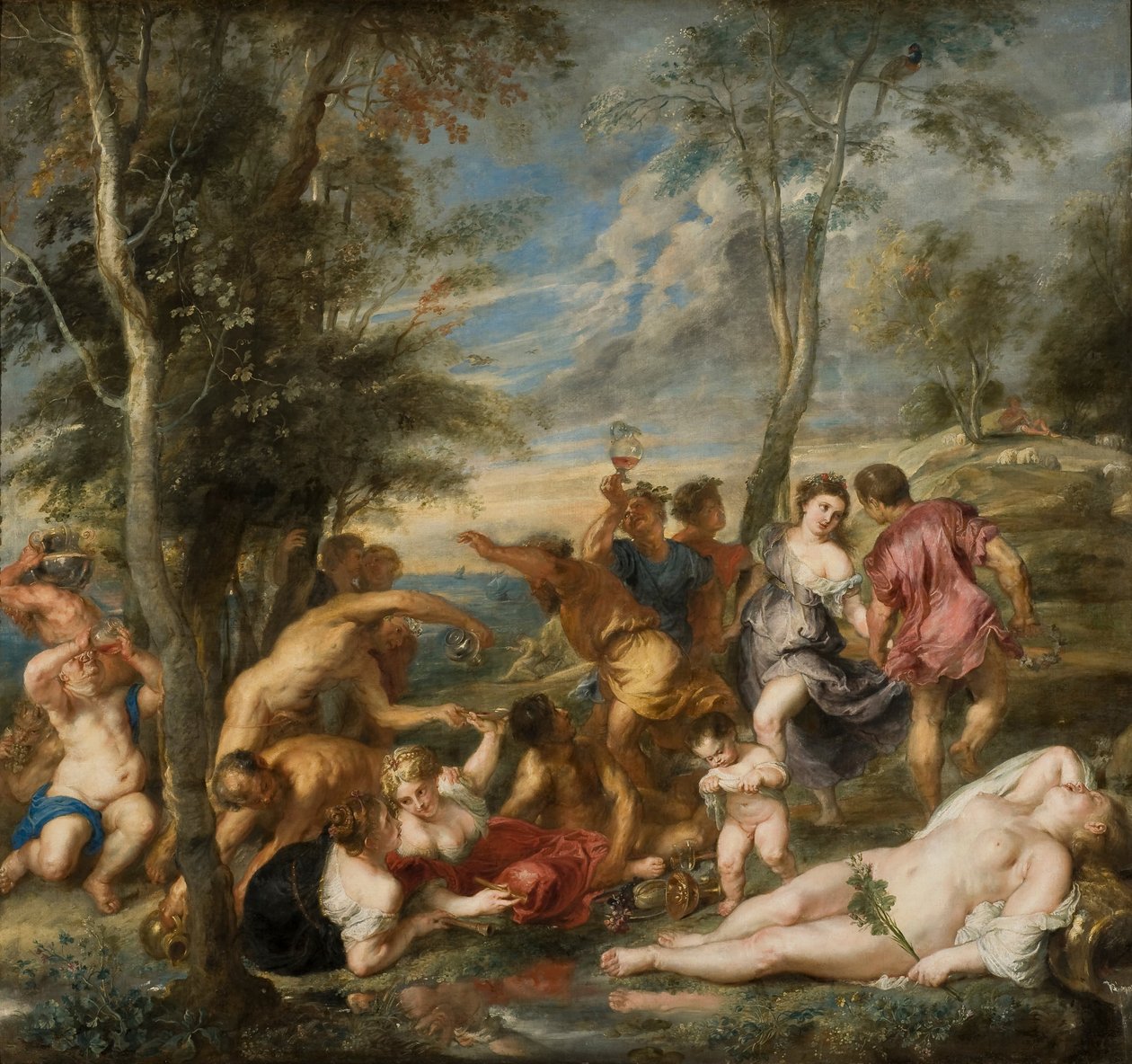 Andrianin bakkanaali tekijältä Peter Paul Rubens