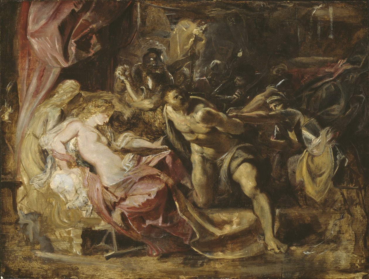 Simsonin vangitseminen, 1609-1010 tekijältä Peter Paul Rubens