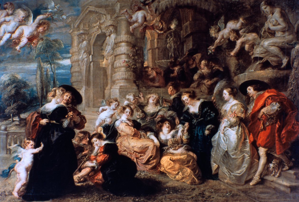 Rakkauden puutarha, 1630 tekijältä Peter Paul Rubens