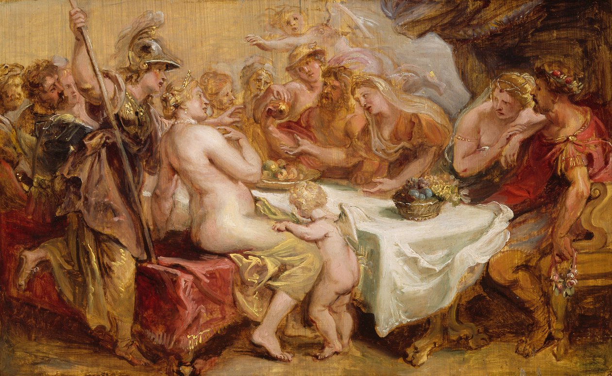Peleuksen ja Thetiksen häät tekijältä Peter Paul Rubens