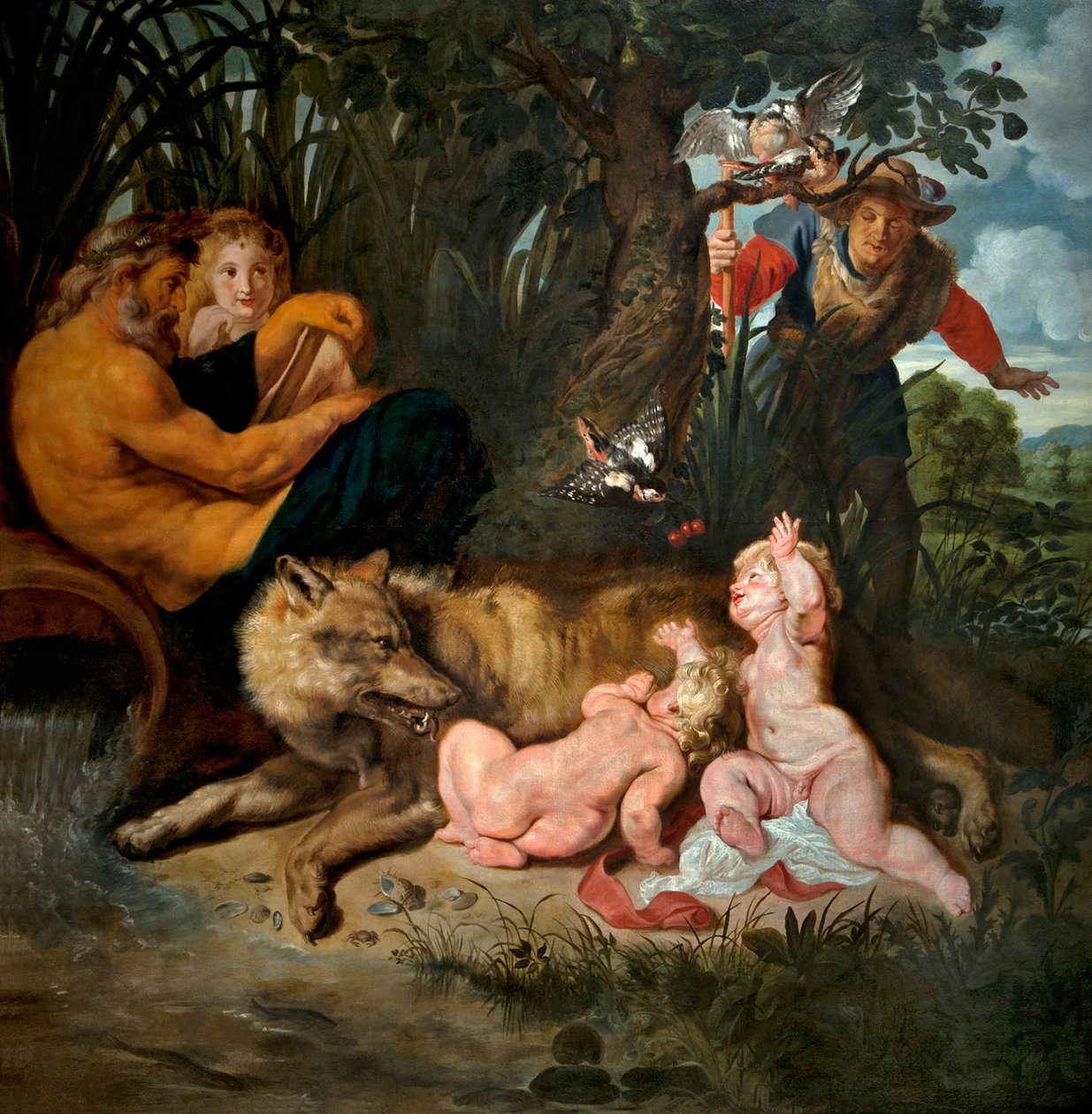 Naarassusi imee Romulusta ja Remusta tekijältä Peter Paul Rubens
