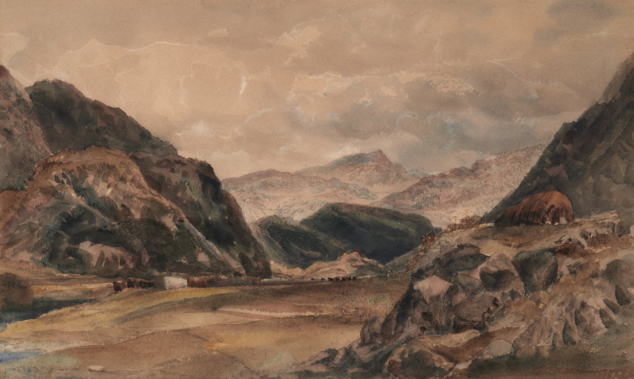 Beddgelert, Pohjois-Wales tekijältä Peter de Wint
