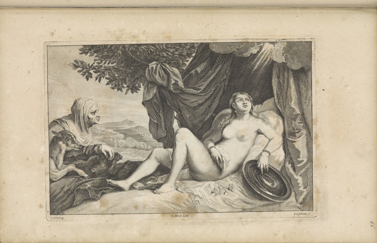 Jupiter ja Danaë tekijältä Peter van Liesebetten