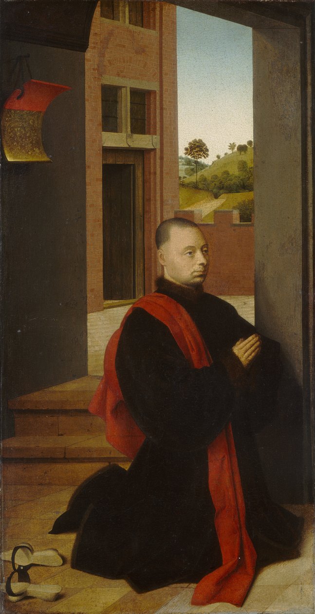 Miespuolisen luovuttajan muotokuva, n. 1455 tekijältä Petrus Christus