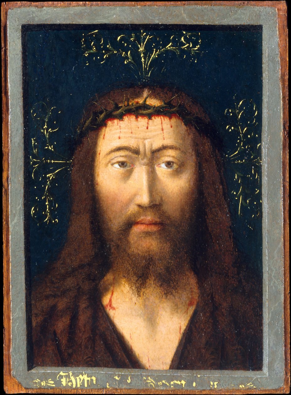 Kristuksen pää, n. 1445. tekijältä Petrus Christus