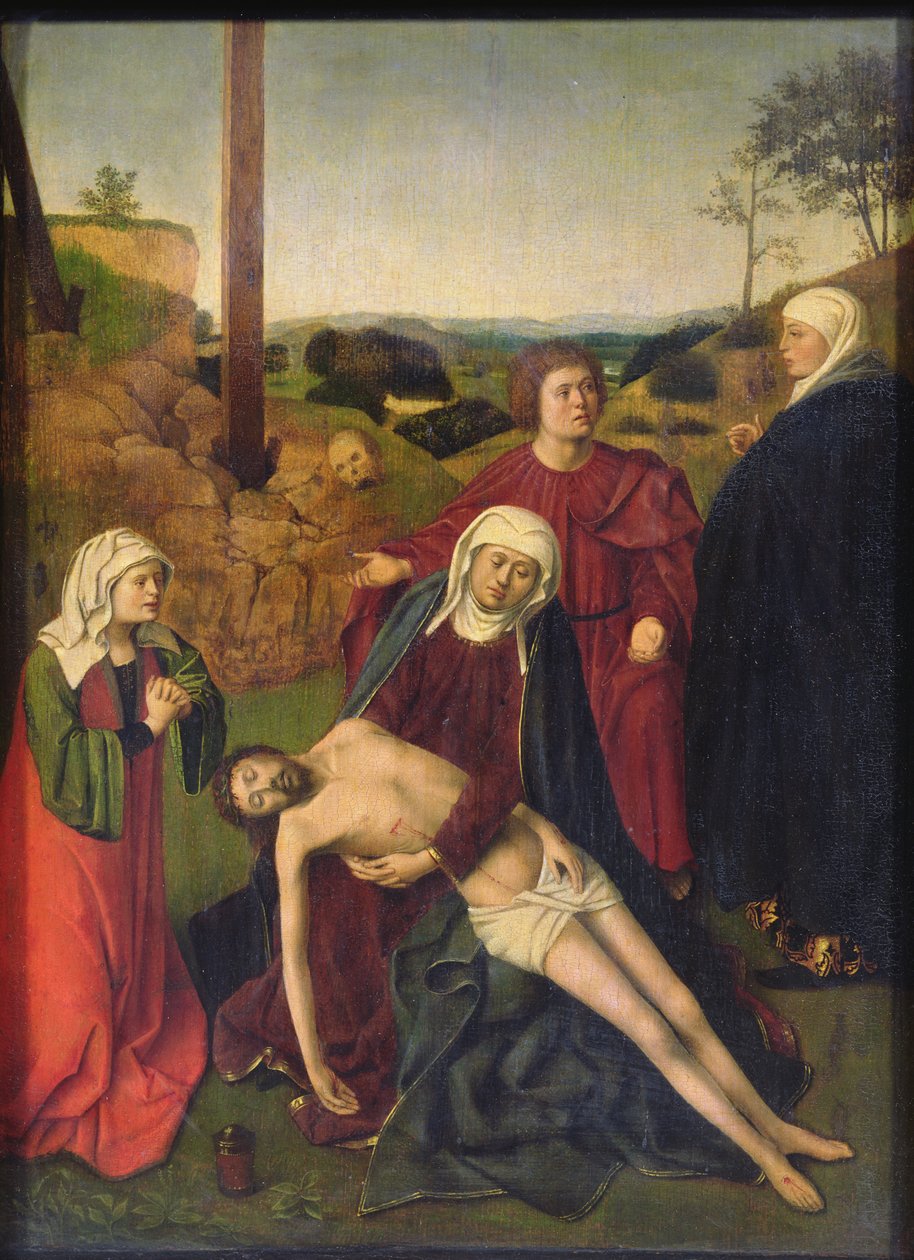 The Lamentation (öljy paneelille) tekijältä Petrus Christus