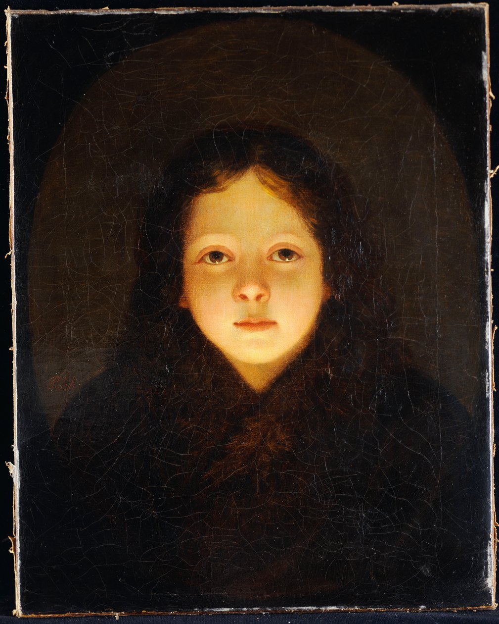 Tyttö, pää ja hartiat tekijältä Petrus van Schendel