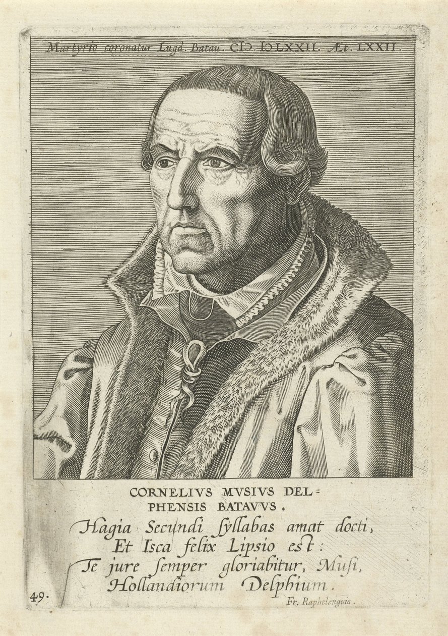 Cornelis Musius tekijältä Philip Galle