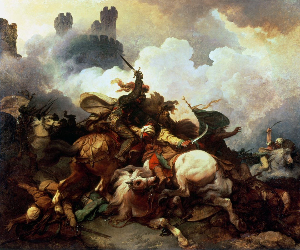 Richard I Palestiinassa tekijältä Philippe Jacques de Loutherbourg
