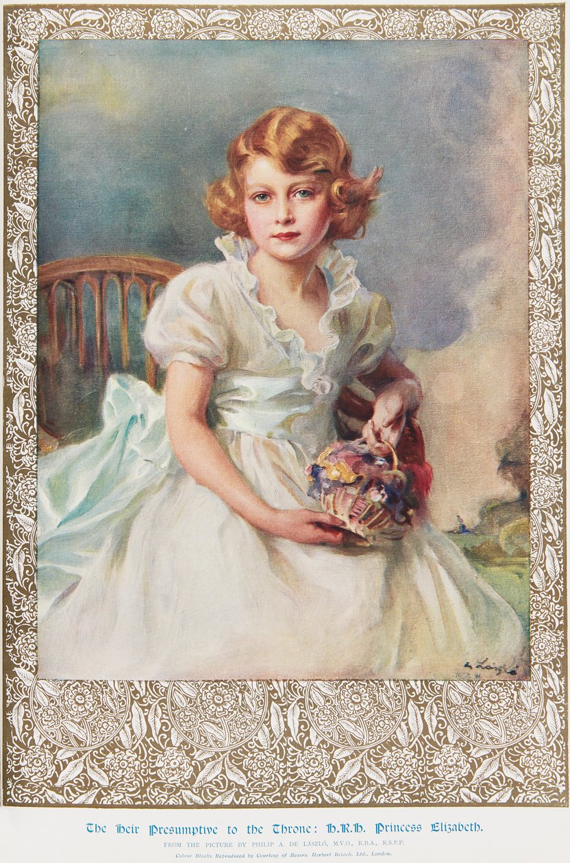 Prinsessa Elizabeth, 7 tekijältä Philip Alexius de (after) Laszlo