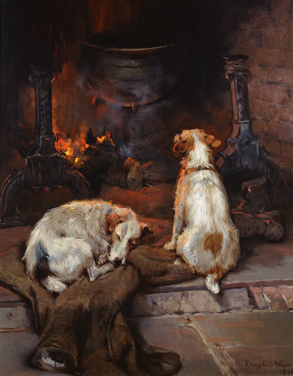 Tulen äärellä, 1894 tekijältä Philip Eustace Stretton
