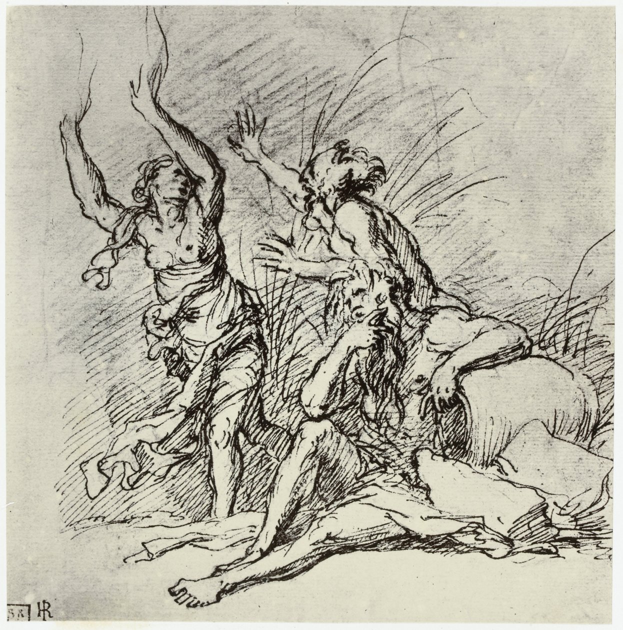 Salvator Rosa, Pan ja Syrinx tekijältä Philip Henry Delamotte