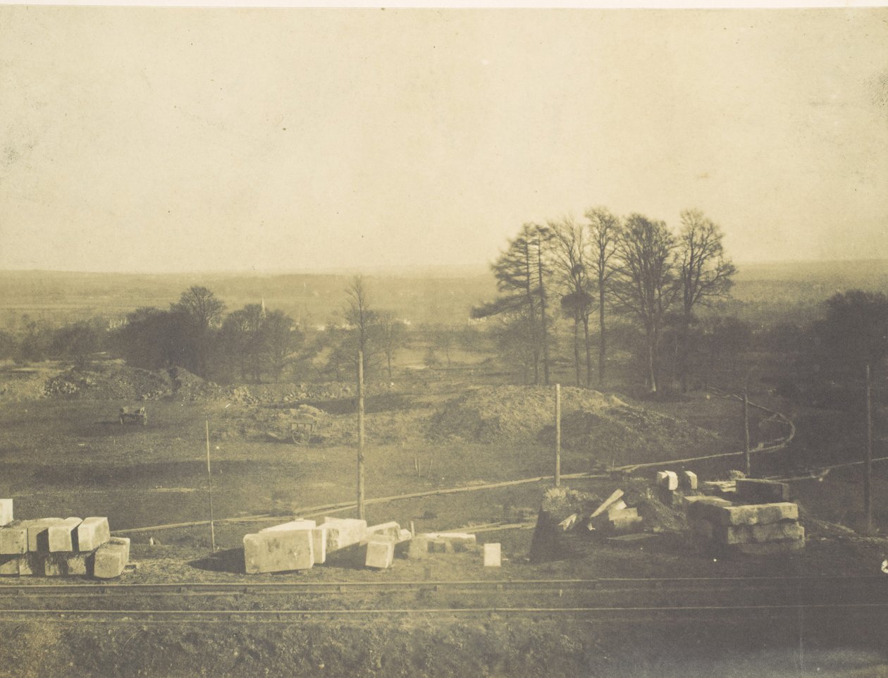 [The Grounds Looking Towards Penge], 1854. tekijältä Philip Henry Delamotte