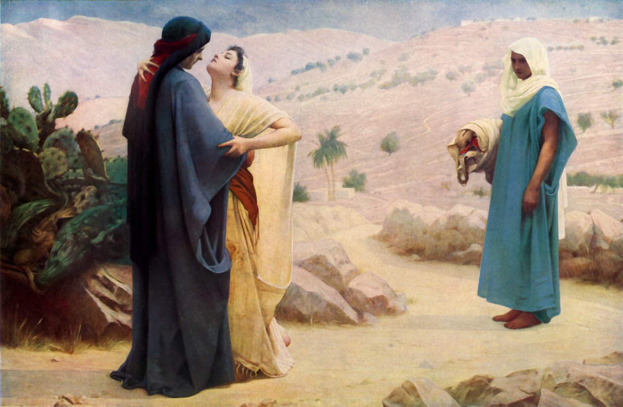Ruth ja Naomi, 1886, 1936. tekijältä Philip Hermogenes Calderon