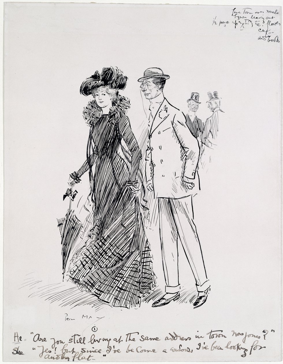 Mrs Jones (kynä ja muste paperille) tekijältä Philip William May