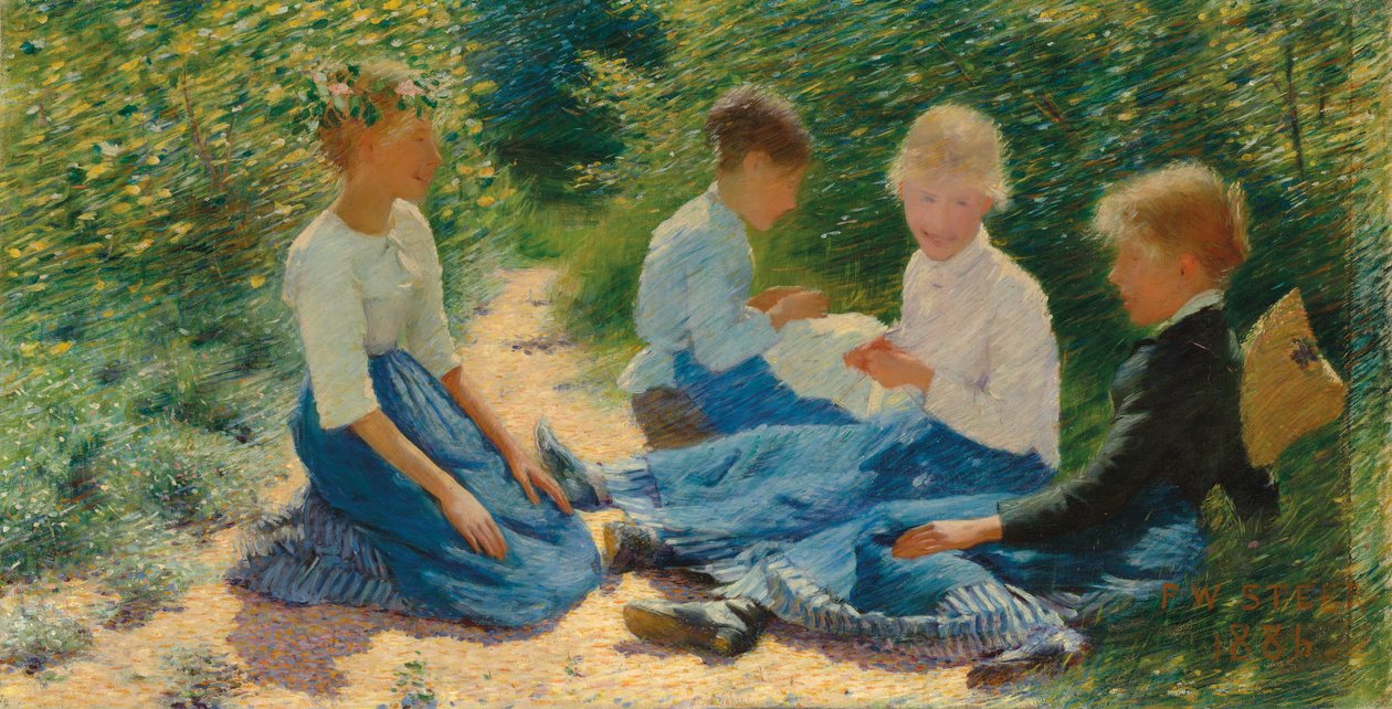 Chatterboxes, 1886 tekijältä Philip Wilson Steer