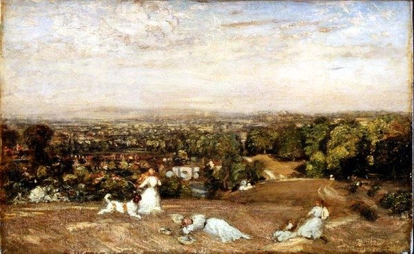 Lapset leikkivät, Ludlow kävelee tekijältä Philip Wilson Steer