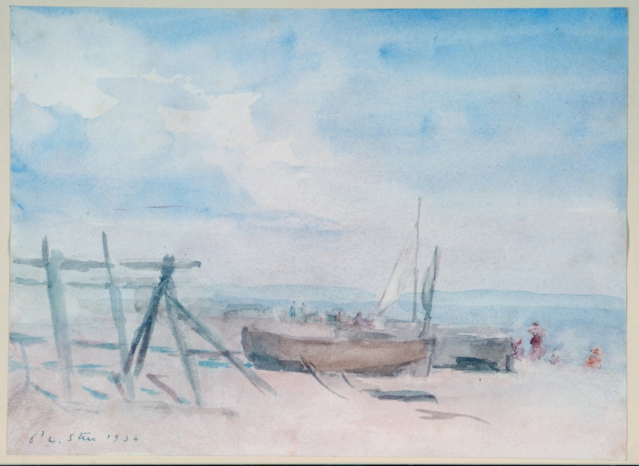 Laskuvesi, Walmer Beach tekijältä Philip Wilson Steer