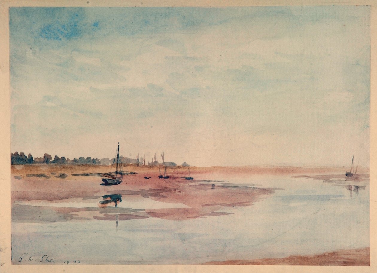 Stranded Fishing Boats, Maldon tekijältä Philip Wilson Steer
