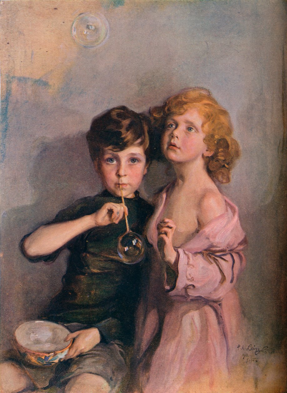Lapseni, Stephen ja Paul, 1910. tekijältä Philip de László