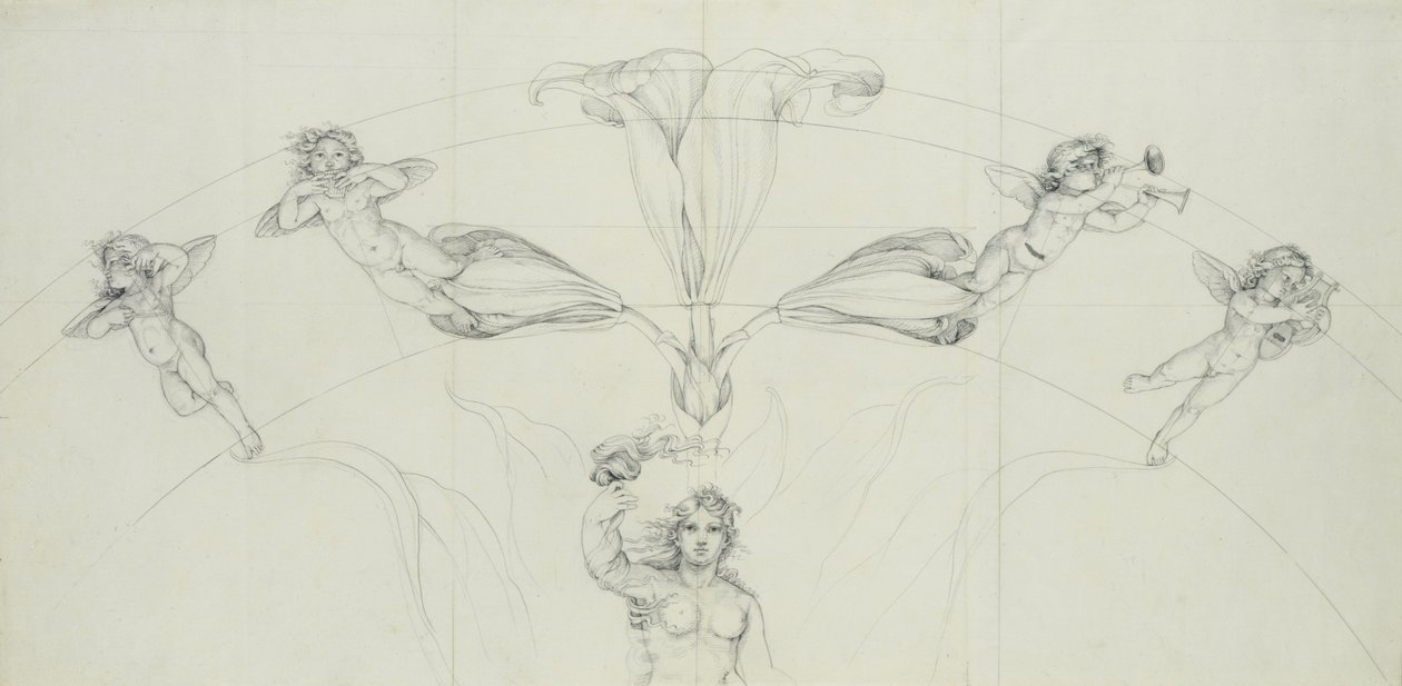 Aurora ja musiikki, 1809 tekijältä Philipp Otto Runge