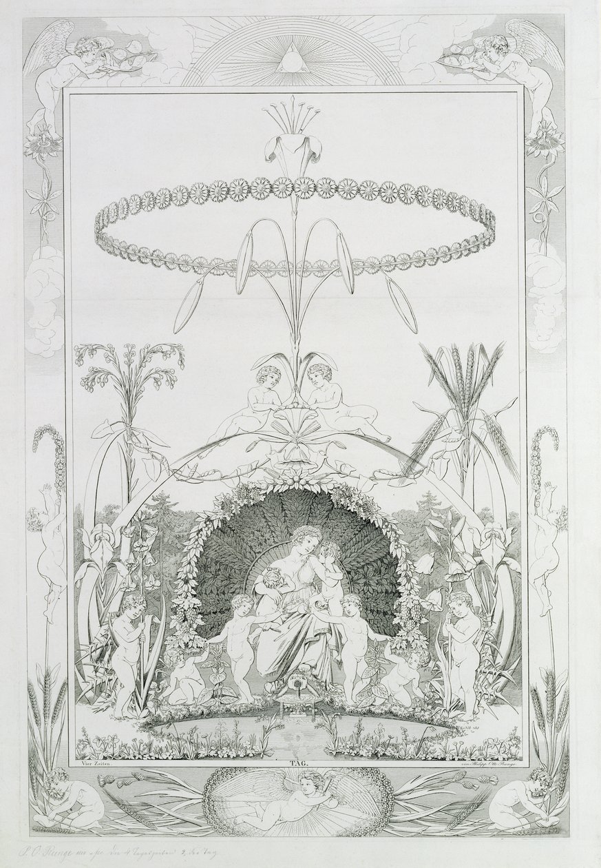 päivä, 1805 tekijältä Philipp Otto Runge